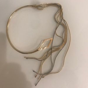 NEW Silver/gold necklace